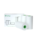 Thermopapierrollen 3 Rollen in weiss Thermorollen Thermopapier für Peri Page Drucker Thermodrucker 56mm x 30mm